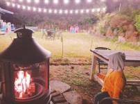 불멍과 잔디뒷뜰